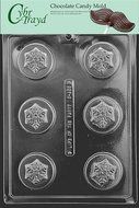 Cybrtrayd C455 Snowflake Cookie Life of the Party Chocolate Candy Mold with Exclusive Cybrtrayd Copyrighted Chocolate...