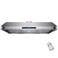 AKDY 30"/36"/42"/48"/53" Stainless Steel Under Cabinet LED Display Touch Control Panel w/ Remote Control Stainless...