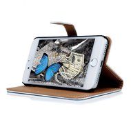 iPhone 7 Case (4.7 inch) - Wallet Folio Flip Premuim PU Leather Case Colorful Print Design with Stand Magnetic... N42
