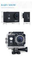 4K Ultra HD Sports DV WIFI Action Camera 1080P HDMI 2.0&quot;LCD Waterproof DV for Outdoor Sports Diving