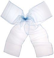 LinenTablecloth Organza Sash (10-Piece) Eggplant N3