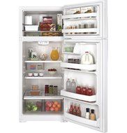 Ge GIDDS-632138 Energy Star 18.1 cu. ft. Top Freezer Refrigerator With Icemaker, White, Reversible Door Swing