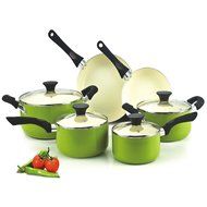 Generic Cookware Set Pots And Pans Non-Stick Ceramic Coating 10-piece Cooking Kitchen