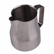 Lautechco Stainless Steel Coffee Shop Espresso Milk Latte Art Frothing Jug Tamper Coffee Cup (350ml) N4