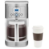 Cuisinart DCC-3200W Perfect Temp 14-Cup Programmable Coffeemaker, White w/ Copco Eco-First Acadia 16oz. Reusable...