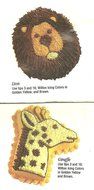 Wilton Cake Pan: Mini Jungle Animals Treats - Lions/Giraffes (2105-2096, 1995) N3