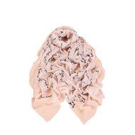 TR.OD Women Printed Branches Leaves Chiffon soft Scarf
