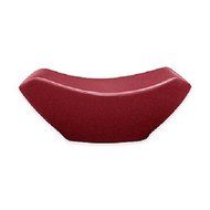 4.25" L x 4.25" W x 1.75" H Noritake Colorwave Stoneware Small Square Bowl in Raspberry