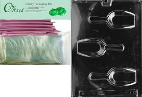 Cybrtrayd D073 Chocolate Candy Mold, Scoop Dads and Moms N3