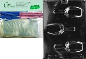 Cybrtrayd D073 Chocolate Candy Mold, Scoop Dads and Moms N4