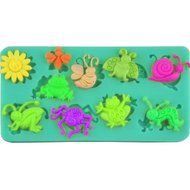 Summer Grass theme candy mold, Sugarcraft fondant gunpaste cake decoration cupcake topper icing sugarpaste silicone... N2