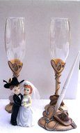 Hortense B. Hewitt Wedding Accessories Country Flair Cake Top