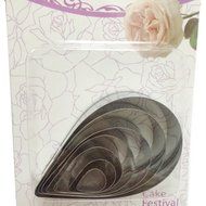 Cake Decorating Gumpaste Flowers Austin Rose Cutter Set Fondant Decor Kit Sugarcraft Modelling Tools for Cake... N6