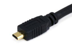 Monoprice 6inch 34AWG High Speed HDMI Cable With Ethernet - HDMI Micro Connector male to HDMI Connector female... N4
