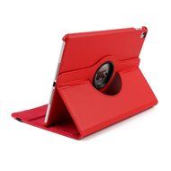 ipad Case Red,TechCode 360 Degrees Rotating Magnetic PU Leather with Stand Smart Auto Sleep/Wake Feature Case...