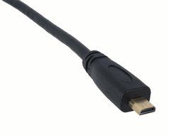 Monoprice 6inch 34AWG High Speed HDMI Cable With Ethernet - HDMI Micro Connector male to HDMI Connector female... N5