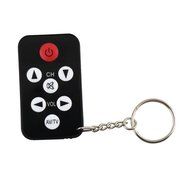 MuLuo 1 X Black Card Style Tv Remote Control With Key Chain Random N2