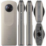 Ricoh Theta SC 360 video and still camera Beige with Focus accessory bundle