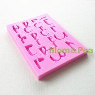 Mom&amp;pea 0660 Arabic Letters 1 Shaped Silicone Mould for Fondant Cake Sugar Paste Cake Decoration 3d Cake Toppers... N4