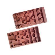 Yunko Mickey and Minnie Face Silicone Mold Ice Cube Mold Candy Chocolate Mold