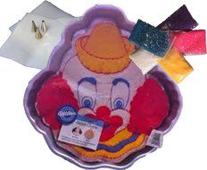 Happy Clown Pan Cake Mold Baking Kit