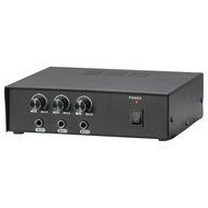 Pyle KTPMSA20H 50 Watt PA Power Amplifier W/ Pair of 8'' Indoor / Outdoor 65 Watt PA Horn Speakers