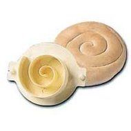 World Cuisine Paderno Spiral Dough Bread Stamp, 3 1/8 inch Diameter -- 2 per case