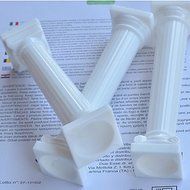 Sher 5" Roman Grecian Column Pillars For Cake Stand Decorating Wedding Cake Decorating Tool,4pcs/lot N5