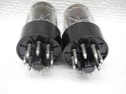 TUNGSOL 6SN7 GTB VERY LOW NOISE, SHORT GLASS US MADE PLATINUM MATCHED PAIR,NOT RUSSIAN/CHINESE RE-ISSUE , N2