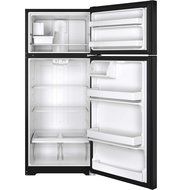 Ge REFRIGERATORS 1028332 Energy Star 18.1 Cu. ft. Top Freezer Refrigerator, Black, Reversible Door Swing N2