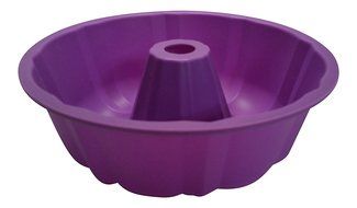 Bundt Cake Pan, Fluted, Full Size, 9.5 Inch Diameter 10 Cup, 100% Food Grade Premium Nonstick Silicone Bakeware... N3