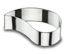 LACOR 68210 TEARDROPS FRAME CAKE RING 10x4 CM. STNLS