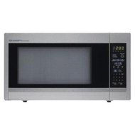 Sharp 1.8 Cu.ft, 1100w Full-size Countertop Microwave - Single - 1.80 Ft - 1.10 Kw - Stainless Steel (r551zs) N3