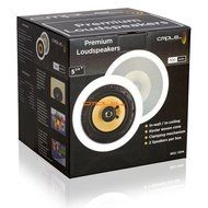 5.25" Surround Sound 2-Way In-Wall/In-Ceiling Kevlar Speakers (Pair) - Round N3
