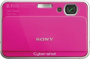 Sony Cybershot DSC-T2 8MP Digital Camera with 3x Optical Zoom (Black) N16