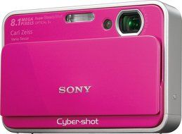Sony Cybershot DSC-T2 8MP Digital Camera with 3x Optical Zoom (Black) N17