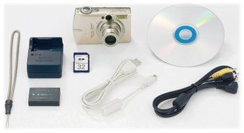 Canon Powershot SD550 7.1MP Digital Elph Camera with 3x Optical Zoom (Beige) N5