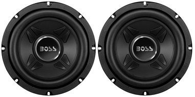 (2) Boss Audio CXX8 8-Inch 600 Watt Max Power Single 4 Ohm Car Subwoofers - 2 Subwoofers N3