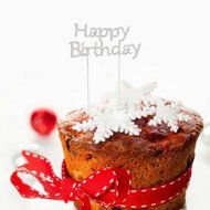 Happy Birthday Rhinestone Crystal Cake Topper Silver, Gold Numbers, Letters, Bling Love, Wedding, Birthday, Anniversary... N3