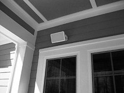 Pair Moderno M6 6-1/2" Indoor Outdoor Stereo Speakers White N2