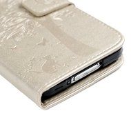 S5 Case,Samsung Galaxy S5 Case (i9600) - Wallet Embossed Flower Tree PU Leather Soft TPU Inner Cover with Magnetic... N11