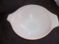 Vintage 1960's Pyrex Daisy Sunflower Cinderella 4 Quart Orange-Yellow Mixing Batter Nesting Bowl #444
