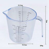 Sher 1L Measuring Cups &amp; Spoons,Transparent Plastic N3