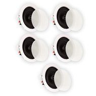 Theater Solutions New 5.25" In Ceiling Home Theater Kevlar 5 Speaker Set 1000 Watts TS50C-5S