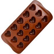 Silicone Sweet Heart with Waterdrop DIY Gift Chocolate Ice Cube Mold Baking Tray N3