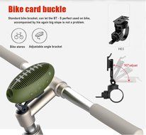 GACIRON Portable Bluetooth Outdoor &amp; Bicycle Music Speakers with Enhanced Bass Resonator,support TF card/Micro... N4