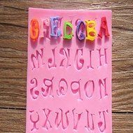 Y&amp;XL&amp;H Silicone Sugarcraft Mold 26 Alphabet Letters &amp; Number(color sent randomly) N3