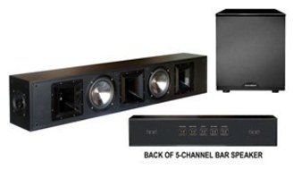 Bic Acoustech H100 and BIC America FH-56 Surround Sound Bar
