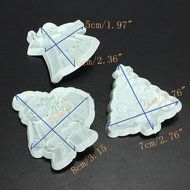 3PCS Christmas Day Plastic Cake Mold N4