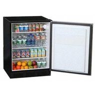 Summit AccuCold FF7B-SSTB 24" 5.5 cu. ft. Commercially Approved Compact Refrigerator with Adjustable Glass Shelves... N3